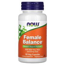 Female Balance Альфа-липоевая кислота NOW Foods 90 капсул