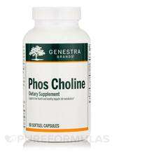Genestra, Phos Choline, Фосфатидилхолін, 90 капсул