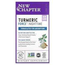 New Chapter, Turmeric Force Nighttime, 60 Vegetarian Capsules