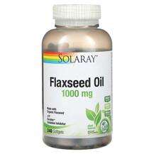 Solaray, Льняное Масло, Flaxseed Oil 1000 mg, 240 капсул
