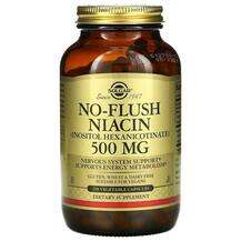 Solgar, No-Flush Niacin 500 mg, Ніацин 500 мг, 250 капсул