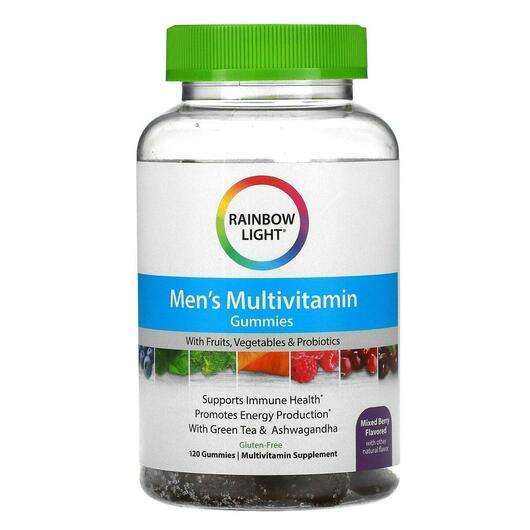 Основное фото товара Rainbow Light, Мультивитамины, Men's Multivitamin, 120 конфет