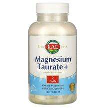 KAL, Magnesium Taurate + 400 mg, 180 Tablets