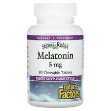 Natural Factors, Мелатонин, Melatonin 5 mg, 90 таблеток