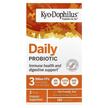 Kyolic, Пробиотики, Daily Probiotic, 180 капсул