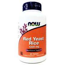 Now, Red Yeast Rice 1200 mg, Червоний дріжджовий рис, 60 таблеток