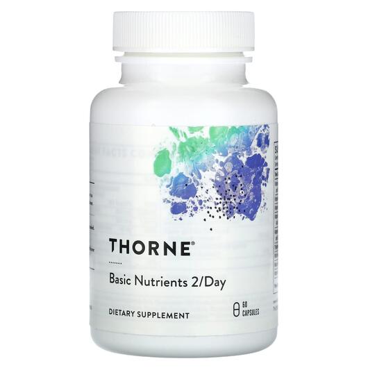 Основне фото товара Thorne, Basic Nutrients 2/Day, Мультивітаміни, 60 капсул
