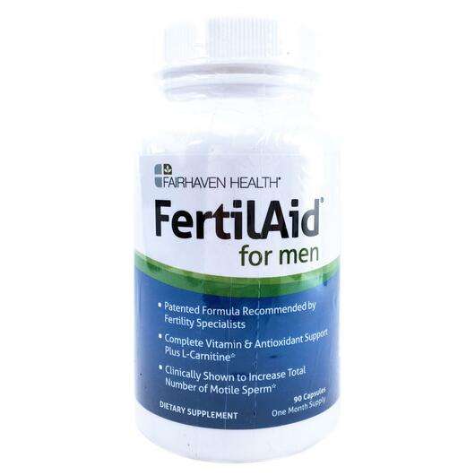 Основне фото товара Fairhaven Health, FertilAid for Men, Підтримка сексуальності, ...