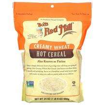 Bob's Red Mill, Creamy Wheat Hot Cereal, Зернові культури, 680 г