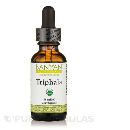 Основне фото товара Banyan Botanicals, Triphala Liquid Extract Organic, Трифала, 3...