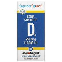 Superior Source, Extra Strength D3 250 mcg 10000 IU, Вітамін D...