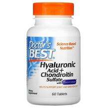 Doctor's Best, Hyaluronic Acid with Chondroitin Sulfate, 60 Ta...