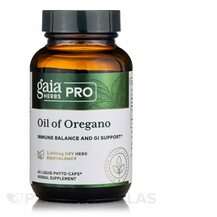Gaia Herbs, Oil of Oregano, Олія орегано, 60 Liquid капсул