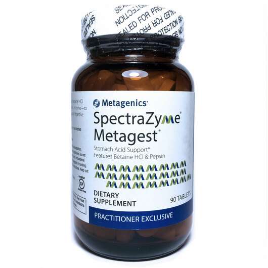 Основне фото товара Metagenics, Spectra Zyme Metagest, Травні ферменти, 90 таблеток