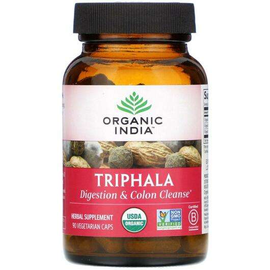 Основне фото товара Organic India, Triphala, Трифала, 90 капсул