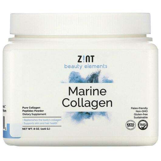 Основне фото товара Zint, Marine Collagen Powder, Морський колаген, 226 г