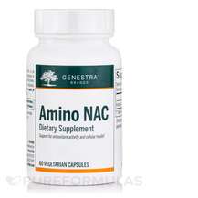 Genestra, NAC N-ацетил-L-цистеин, Amino NAC, 60 капсул