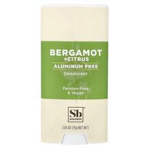 Aluminum Free Deodorant Bergamot + Citrus Дезодорант 75 г