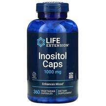 Life Extension, Инозитол 1000 мг, Inositol Caps 1000 mg, 360 к...