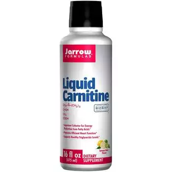 Фото товара Жидкий L-Карнитин 475 мл, Liquid Carnitine, Jarrow Formulas