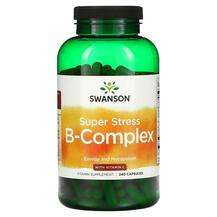 Swanson, Super Stress B-Complex, B-комплекс, 240 капсул