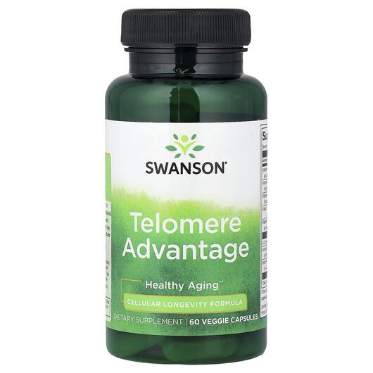 Основне фото товара Telomere Advantage Основне фото товара Swanson, Telomere Advantage, Клітинне здоров'я, 60 капсул