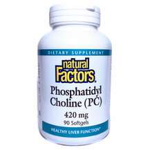 Natural Factors, Phosphatidyl Choline PC 420 mg, 90 Softgels