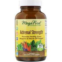Mega Food, Поддержка надпочечников, Adrenal Strength, 90 таблеток