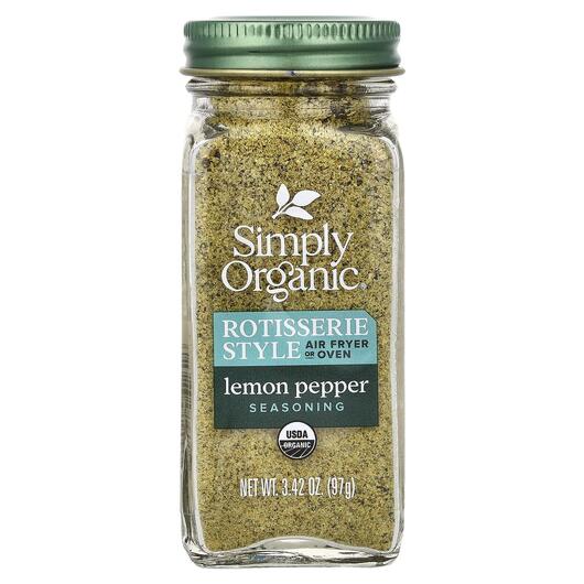 Основное фото товара Rotisserie Style Seasoning Lemon Pepper Основное фото товара Simply Organic, Специи, Rotisserie Style Seasoning Lemon Pepper,