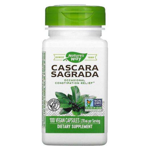 Основне фото товара Nature's Way, Cascara Sagrada 350 mg 100 Vegan, Каскара Саград...