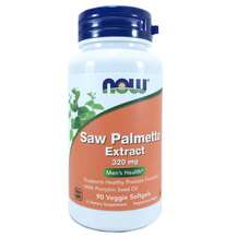 Now, Saw Palmetto Extract 320 mg, 90 Veggie Softgels