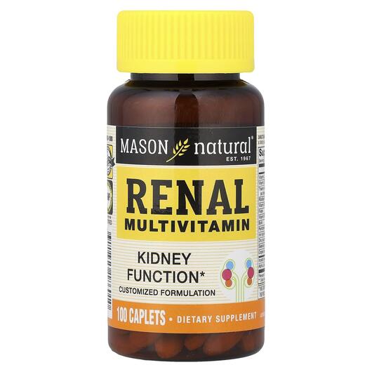 Основное фото товара Mason, Мультивитамины, Renal Multivitamin, 100 таблеток