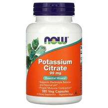 Now, Potassium Citrate 99 mg, 180 Capsules