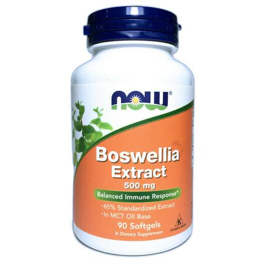 Основне фото товара Now, Boswellia Extract 500 mg, Босвелія, 90 капсул