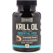 Onnit, Krill Oil Essential Fats, Масло Кріля, 60 капсул
