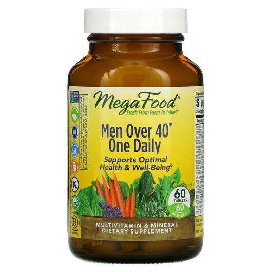 Основное фото товара Mega Food, Мультивитамины для мужчин 50+, Men Over 40 One Dail...