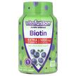 Фото товару VitaFusion, Biotin Blueberry, Біотин 5000 мкг, 100 цукерок