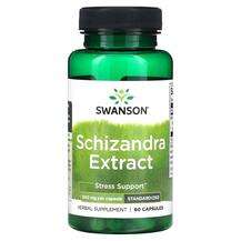 Swanson, Schizandra Extract Standardized 500 mg, Підтримка стр...