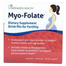Fairhaven Health, Міо-інозитол и Фолат, Myo-Folate, 30 шт