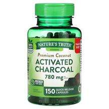 Vitamins Premium Coconut Activated Charcoal 780 mg, Активоване...