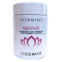 CodeAge, Vitamins Meditate, Підтримка стресу, 60 капсул