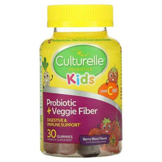Основное фото товара Пробиотики для детей, Kids Probiotic Gummies Berry Blast, 40 O...