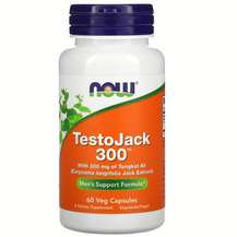Now, TestoJack 300 mg, Тонгкат Алі 300 мг Лонгджек, 60 капсул