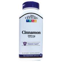 21st Century, Cinnamon 1000 mg, 120 Vegetarian Capsules