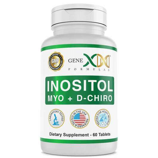 Основне фото товара Genex Formulas, Myo-Inositol 2000 mg D-Chiro Inositol 50 mg, М...