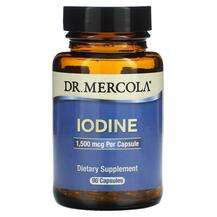 Dr. Mercola, Йод, Iodine 1500 mcg, 90 капсул