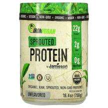 Jamieson Natural Sources, IronVegan Sprouted Protein Unflavore...