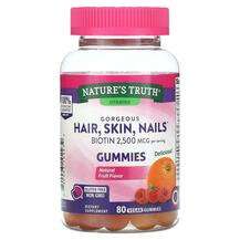 Nature's Truth, Витамины волос, Gorgeous Hair Skin Nails, 80 к...