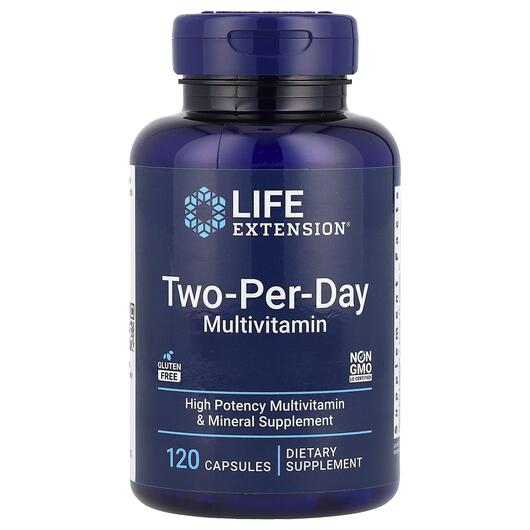 Основне фото товара Two-Per-Day Multivitamin V2 Основне фото товара Two-Per-Day Multivitamin V2, Мультивітаміни, 120 капсул