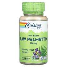 Solaray, True Herbs Saw Palmetto 580 mg, 50 VegCaps